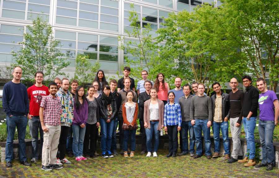 Enlarged view: Group outside ETH 2014